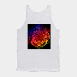 Flying through an alien landscape Tank Top